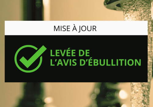 Levée de l’avis d’ébullition